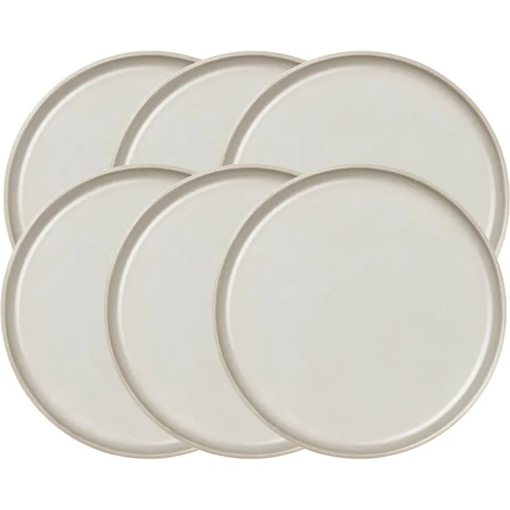 ASA SELECTION Speiseteller COPPA Speiseteller tofu 26,5cm Set6, Geschirr