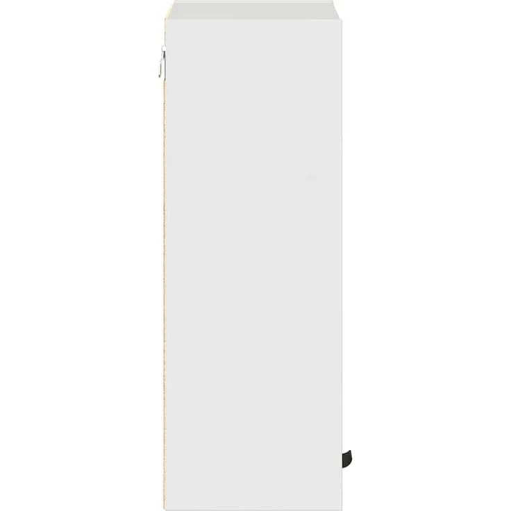 vidaXL Badezimmerschrank Wandmontiert Hochglanz Weiß 30 x 31,5 x 61 cm 883348 – Bild 6