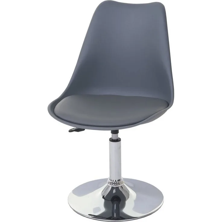 MCW Esszimmerstuhl Vaasa T501-K (1er), Höhenverstellbar, drehbar, Bequeme Formgebung, 50er Jahre Stil