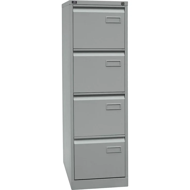 Bisley LIGHT Hängeregistraturschrank, einbahnig, DIN A4, 4 HR-Schubladen, Farbe oxfordblau – Bild 8