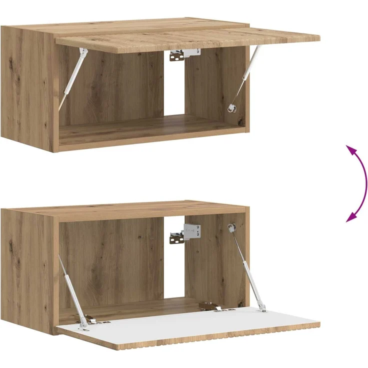 vidaXL TV-Schrankset 6 stk. Artisan-Eiche Holzwerkstoff 3409131 – Bild 10