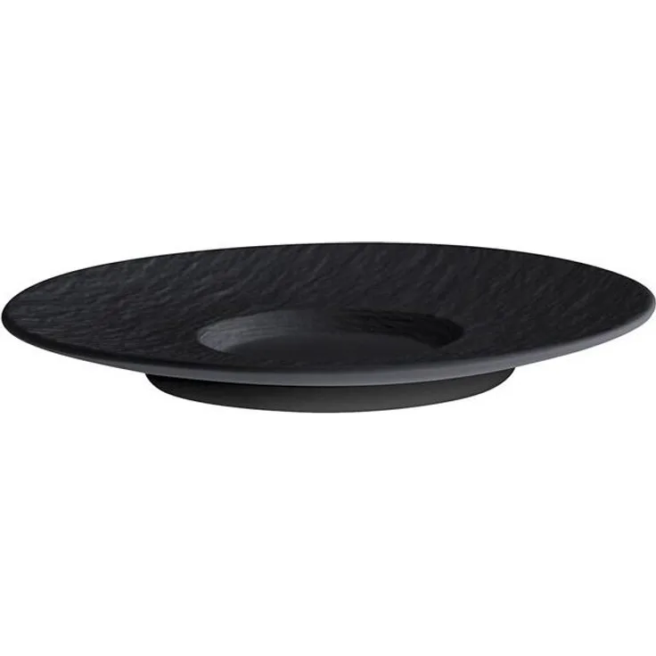Villeroy & Boch Manufacture Rock Café au Lait Untertasse schwarz 17 cm