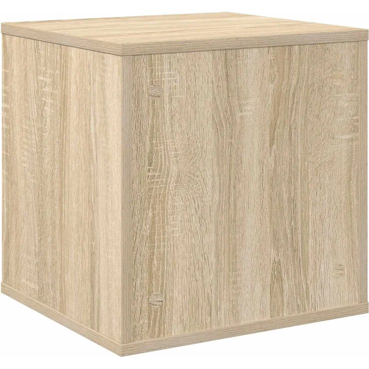 vidaXL Vinyl Album Box Sonoma-Eiche 37 x 36,5 x 38 cm Holzwerkstoff 8012846 – Bild 6