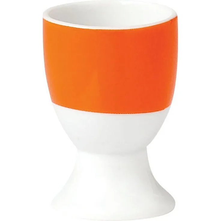 van Well Eierbecher Vario, (Set, 6-tlg, 6 Eierbecher), Porzellan, spülmaschinen- und mikrowellengeeignet