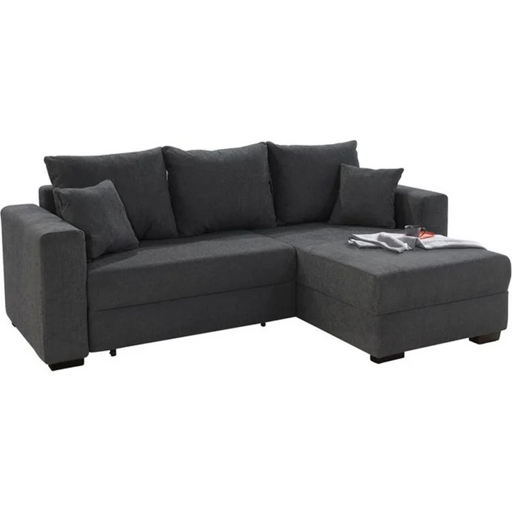 Jockenhöfer Gruppe Ecksofa Elmau L-Form, B: 235 cm, mit Bettfunktion, Bettkasten & 2 Zierkissen – Bild 4