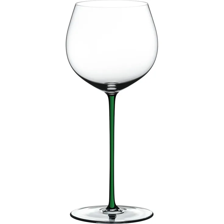 RIEDEL 4900/97G FATTO A MANO Oaked Chardonnay Weinglas - Stiel GRÜN