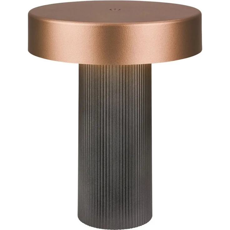 Briloner Leuchten LED Tischleuchte BITO, LED wechselbar, Warmweiß, 16x20 cm, Akku tauschbar, Indoor/Outdoor, Wohnzimmer, Balkon