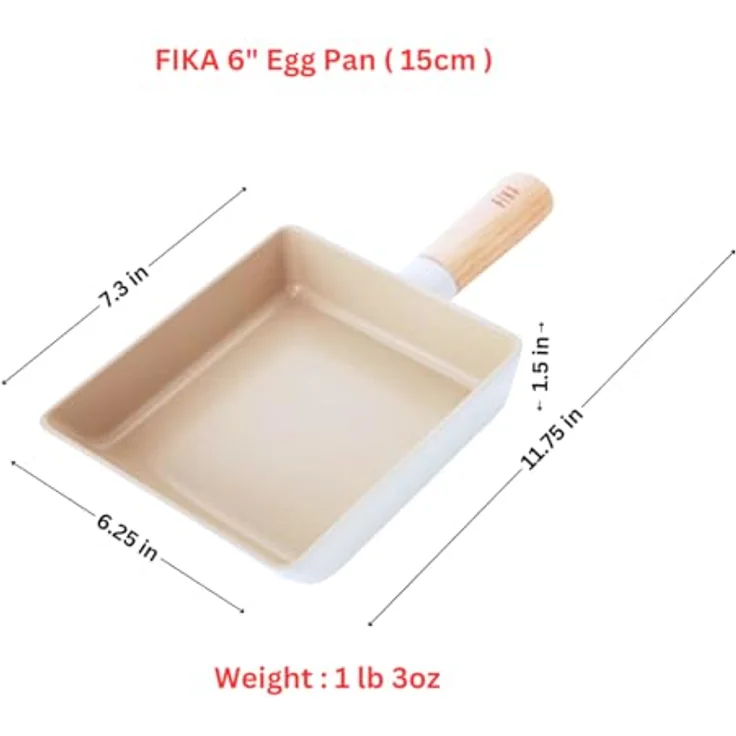 NEOFLAM® Bratpfanne FIKA Omelette Pfanne 15cm, Aluminiumguss (1-tlg) – Bild 3