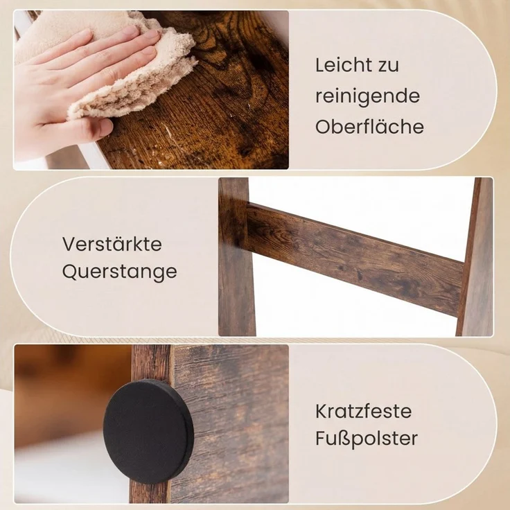 COSTWAY Badregal Toilettenschrank, Toilettenregal schmalfür über der toilette – Bild 3