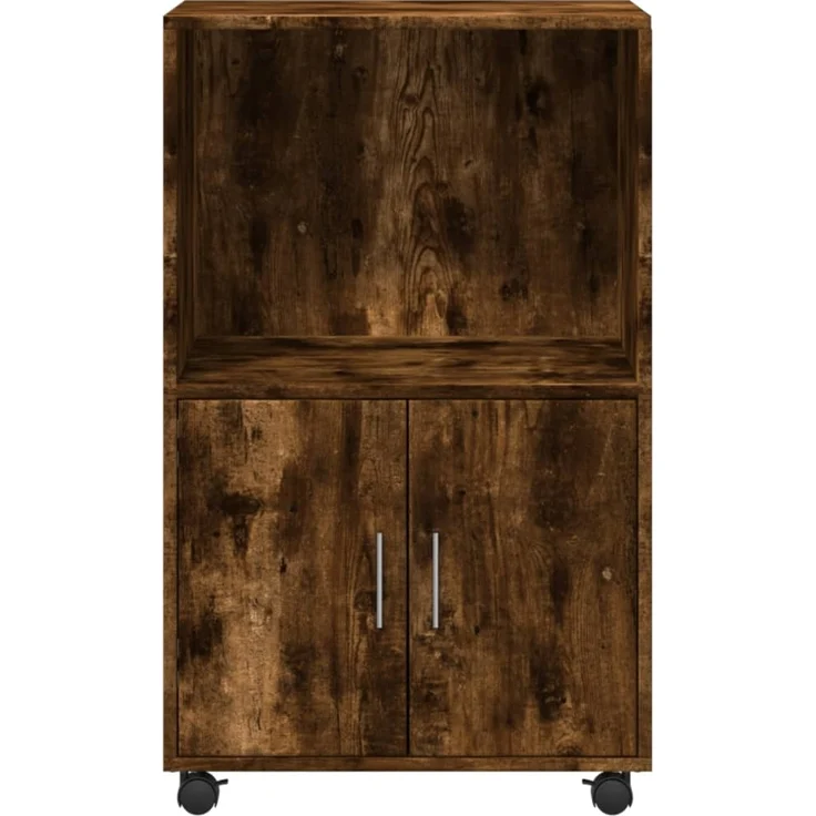 vidaXL Rollschrank Räuchereiche 55x40x91 cm Holzwerkstoff 853186 – Bild 3