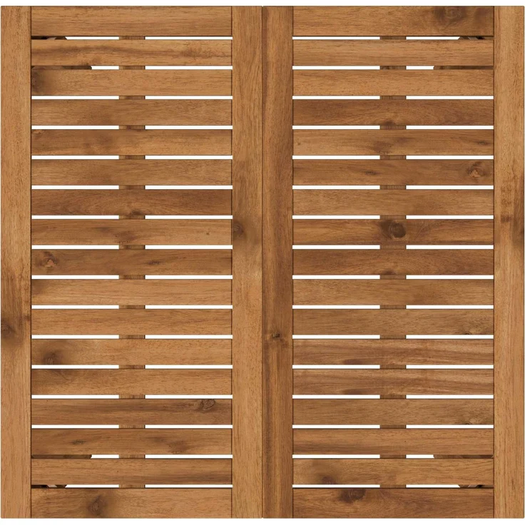 vidaXL Gartenbar-Tisch LAREN Natur 70 x 68,5 x 105 cm 901256 – Bild 4