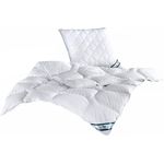 f.a.n. Kansas – Steppbett aus 100% Microfaser, kochfest und trocknergeeignet, auch für Allergiker, Ausführung: Leicht-Steppbett, Größe: 155 x 220 cm