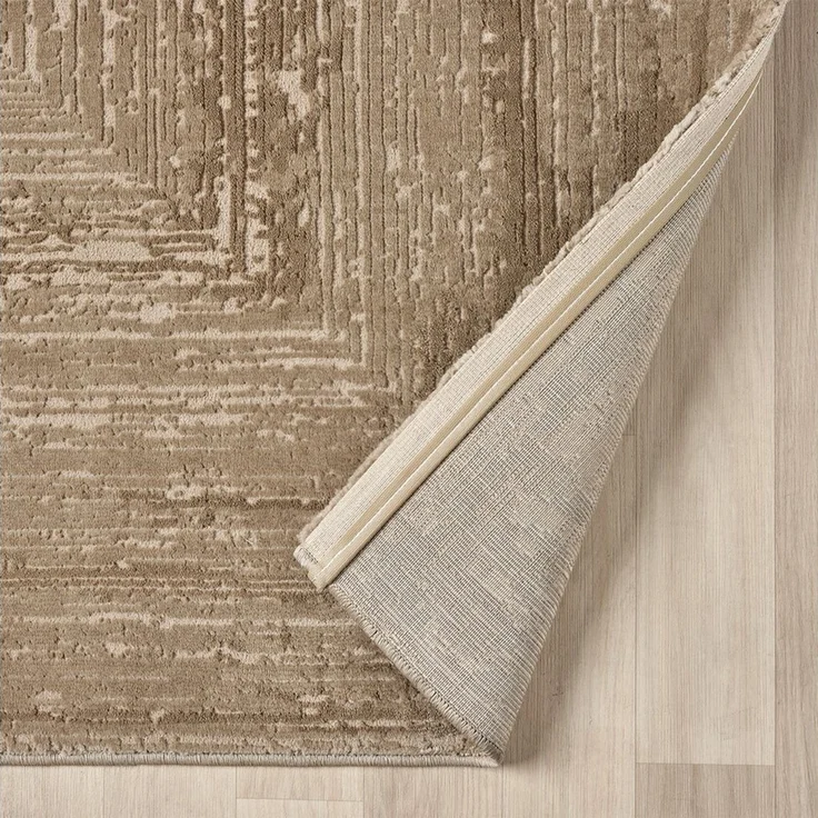 Vimoda Teppich Wohnzimmer neues premium Designteppich modern, Rechteckig, Höhe: 11 mm, Teppich Wohnzimmer 3D effekt Boho Einfarbig hoch-tief Bordüre – Bild 3
