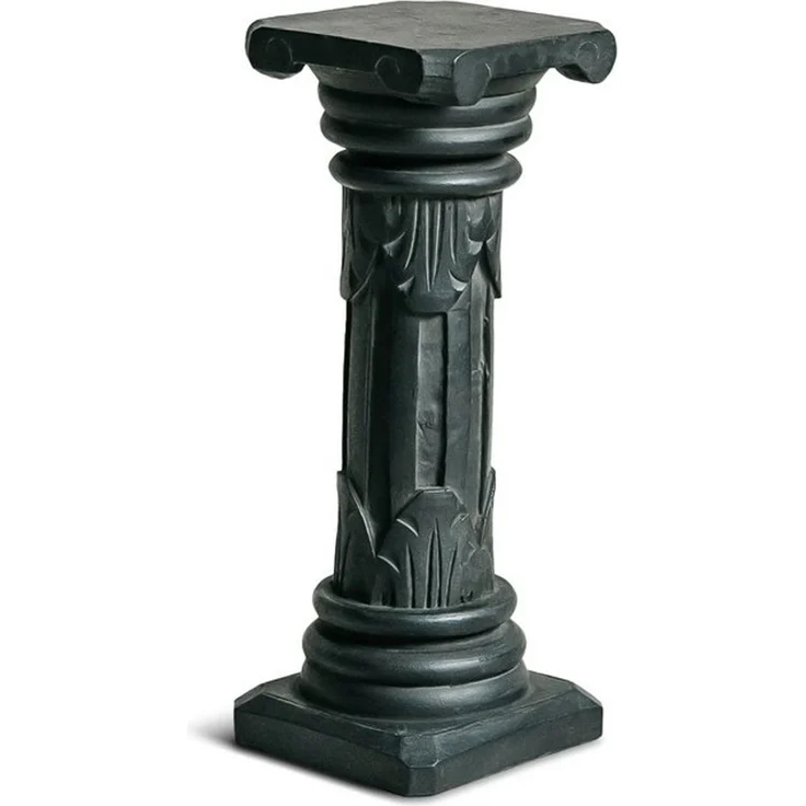 livasia Dekosäule Balinesische Säule aus Holz mit Schnitzerei, antik, handgefertigt – Bild 4
