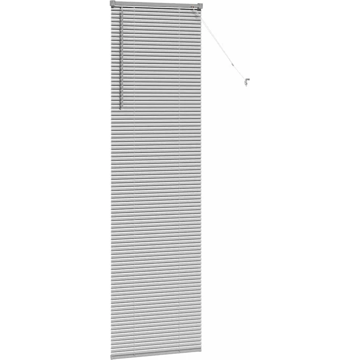 vidaXL Venezianische Jalousie Silber 220 x 65 cm 25 mm Aluminium 42005940 – Bild 5