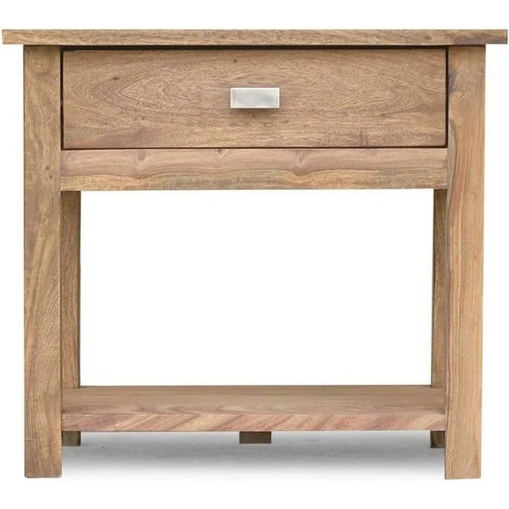 Nachttisch Sheesham 50x35x45 braun geölt NATURE BROWN #91 – Bild 3