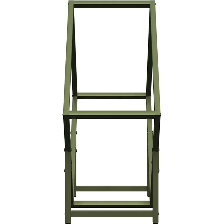 vidaXL Brennholzregal Olivgrün 60x25x60 cm Kaltgewalzter Stahl 864282 – Bild 5