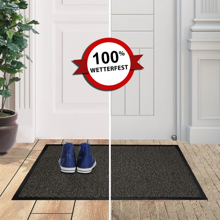 Furni24 Fußmatte - Beige-Schwarz, 60 x 90 cm – Bild 6