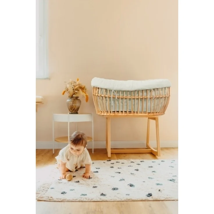 Geuther 1110 Schaukelwiege Rocker - Natur Mint – Bild 2