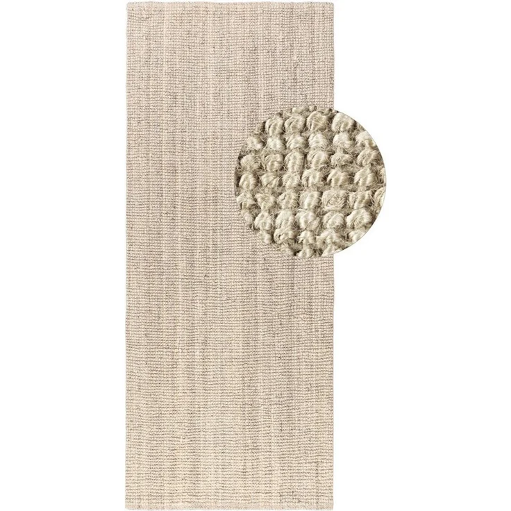 HANSE Home Teppich Jaipur Juteteppich, Läufer und Rund, rechteckig, Höhe: 10 mm, Naturfaser, Wohnzimmer, Esszimmer, Schlafzimmer, Boho, GRS – Bild 2