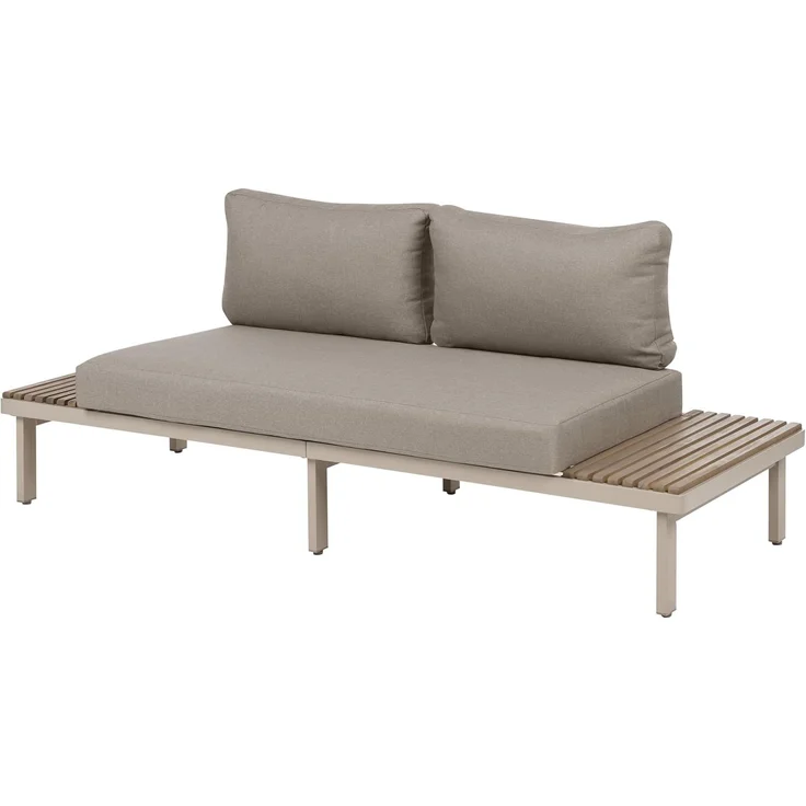 Gartensofa 2-Sitzer FIVIZZANO Akazienholz Beige – Bild 4