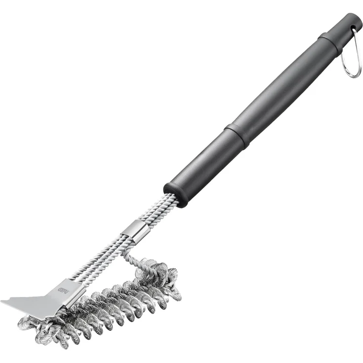 Gefu borstenfreie Grillbürste BBQ, Schwarz/Silber, 44 cm – Bild 1