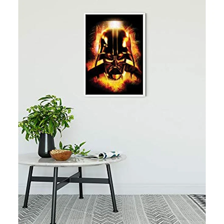 Komar Wandbild | Star Wars Classic Vader Head | Hochwertiger Kunstdruck, 30 x 40 cm, seidenmatte Oberfläche, fotorealistische Bildqualität, ohne Rahmen – Bild 2