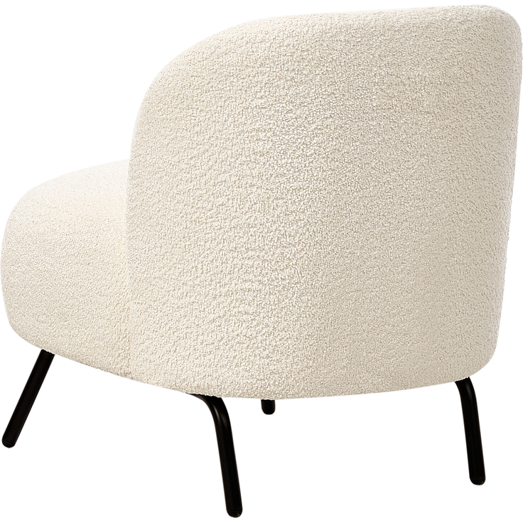 Sessel KUMLA Bouclé Cremeweiß – Bild 6