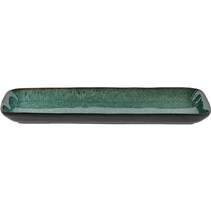 Bitz Servierplatte black/green 38x14 cm