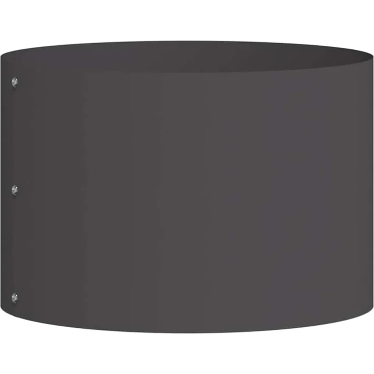 vidaXL Pflanzenring Schwarz 30 x 30 x 20 cm Kaltgewalzter Stahl 873592 – Bild 1