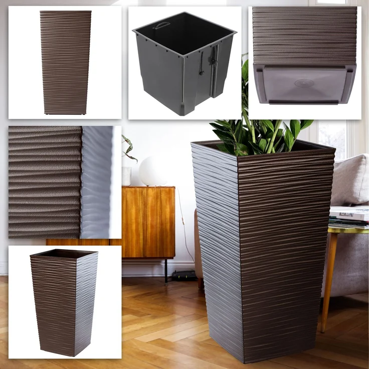 KADAX Blumentopfeinsatz 39x75cm hoch Mokka – Bild 6