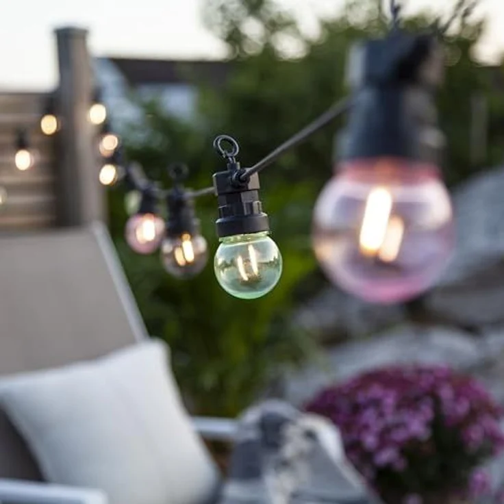 LED-Party-Kette "Small Circus", 20-tlg, pastell – Bild 1