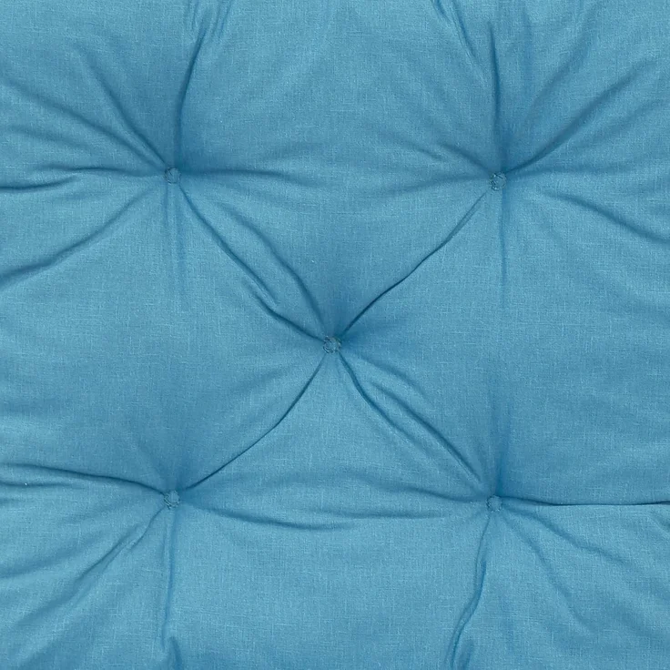 Palettenauflage Palettenkissen inkl. Rückenteil Sitz/120x80, Rücken 120x60 hellblau – Bild 2