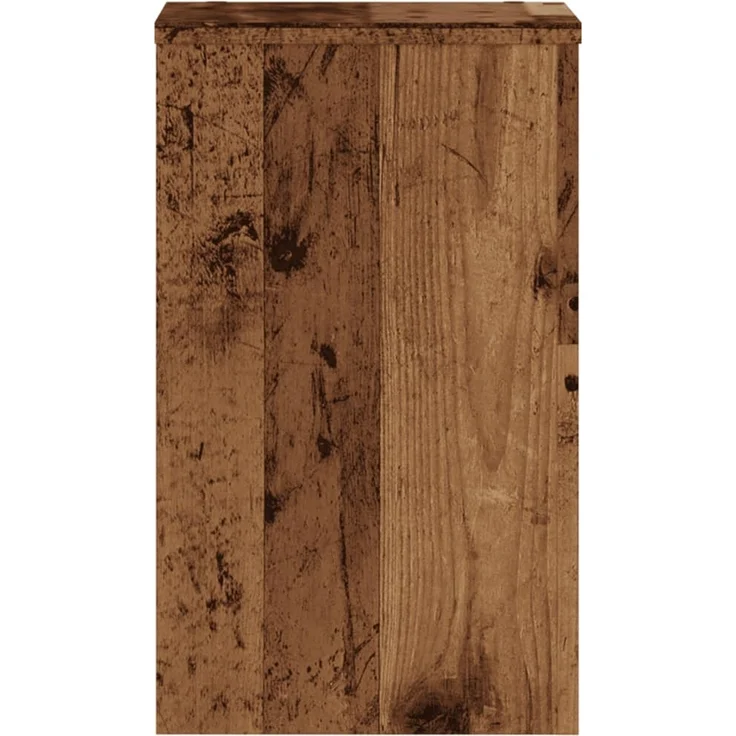 vidaXL Pflanzenständer 2 Stk. Altholz-Optik 30x30x50 cm Holzwerkstoff 852922 – Bild 5