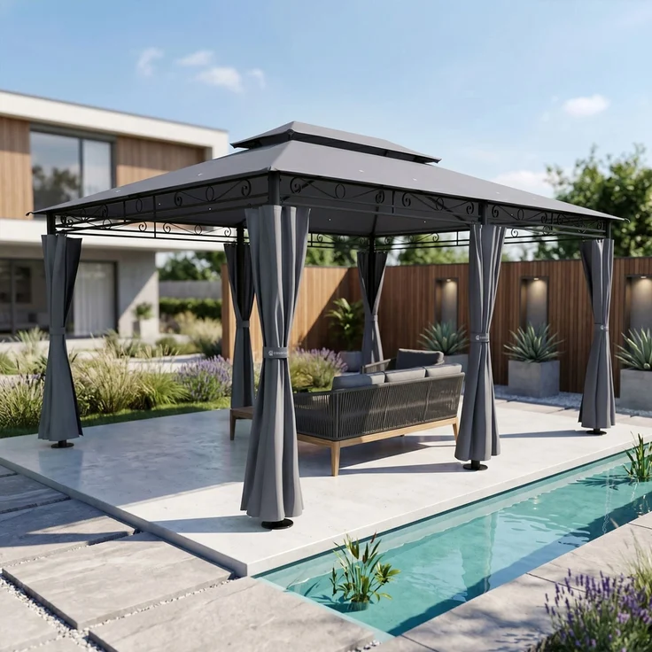 Pavillon Topas anthrazit – Bild 3