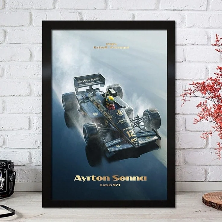 Poster Formel 1 Rennfahrer Legenden Rennwagen · Deko Print ohne Rahmen - D / 40x60 cm – Bild 6