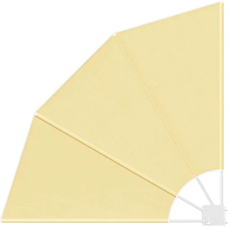 vidaXL Balkon Sichtschutz 115 x 115 cm Polyester Sand 42000911 – Bild 2
