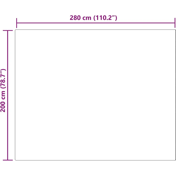 vidaXL Kunstschaffell Teppich Tafalla Beige 200 x 280 cm Polyester 42021485 – Bild 9