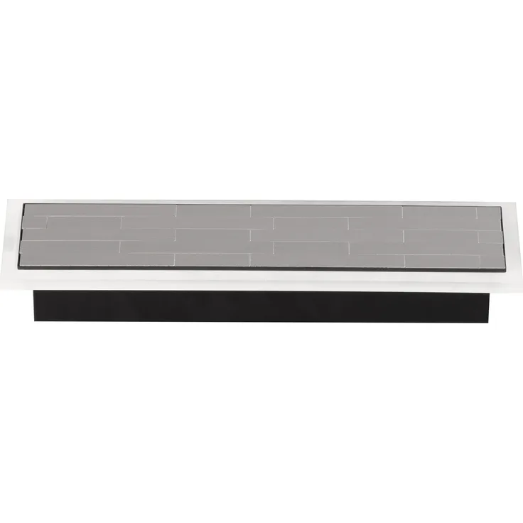 FISCHER & HONSEL Wandleuchte ALURO B 33 cm grau Wandlampe