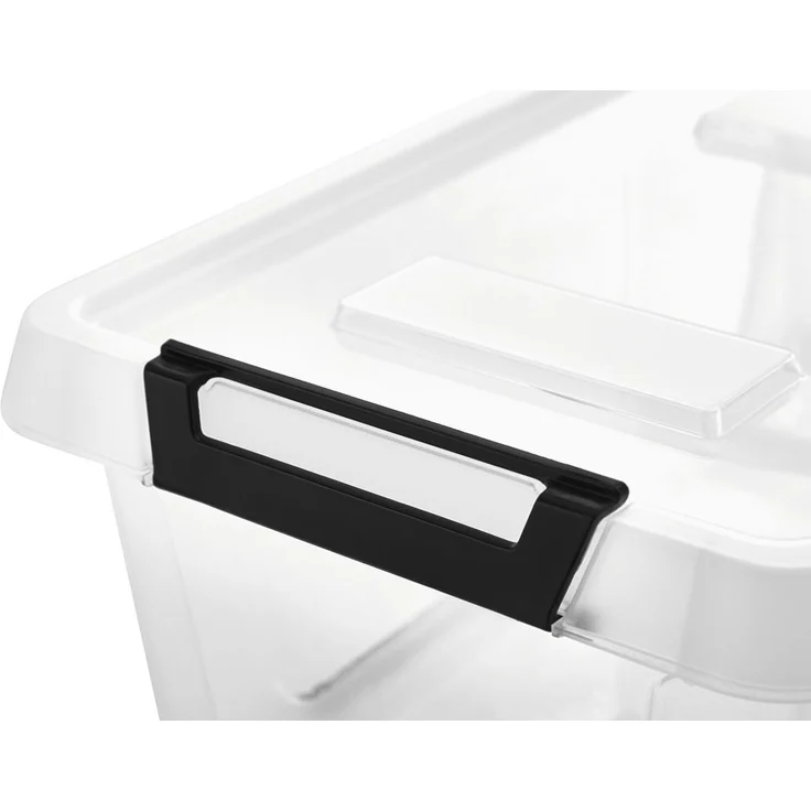 Gardissimo CLIP Aufbewahrungsbox Kunststoffbox Klarsichtbox Box rollbar – Bild 3