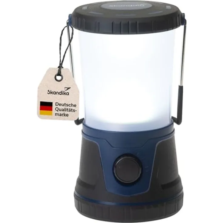 Skandika LED Gartenleuchte, stufenlos dimmbar, 4400 mAh, Notfallleuchte, 6500 K, USB-C Anschluss