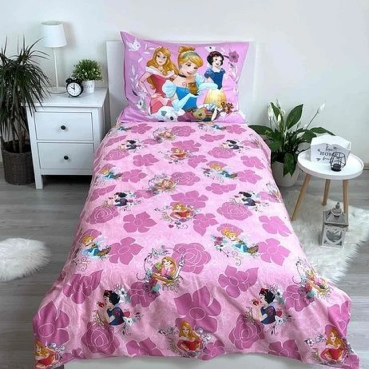 Disney Princess Mädchen Bettwäsche 140x200 cm 100% Baumwolle – Bild 3