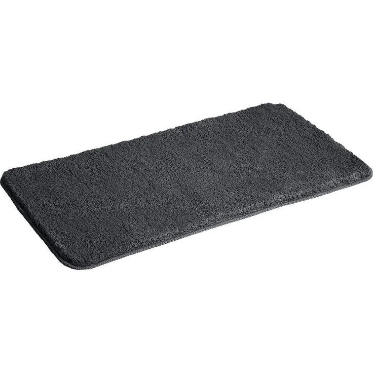 OTTO home Badematte Inga, Badezimmer Teppich, Badvorleger, Höhe 20 mm, rutschhemmend beschichtet, schnell trocknend, strapazierfähig, fußbodenheizungsgeeignet, Polyester, rechteckig, Badteppich, unifarben, weich, als halbrund und rechteckig erhältlich – Bild 2