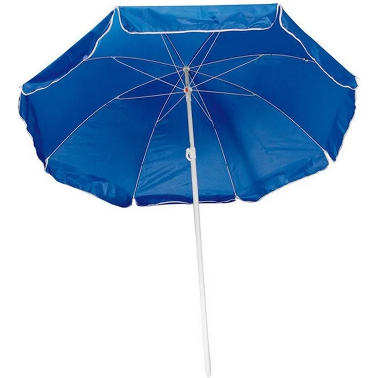 Macma Sonnenschirm Strandschirm / Sonnenschirm / stufenlos verstellbar / Farbe: blau