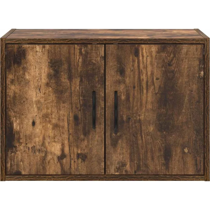 vidaXL Garagen-Wandschrank Räuchereiche Holzwerkstoff 860651 – Bild 5