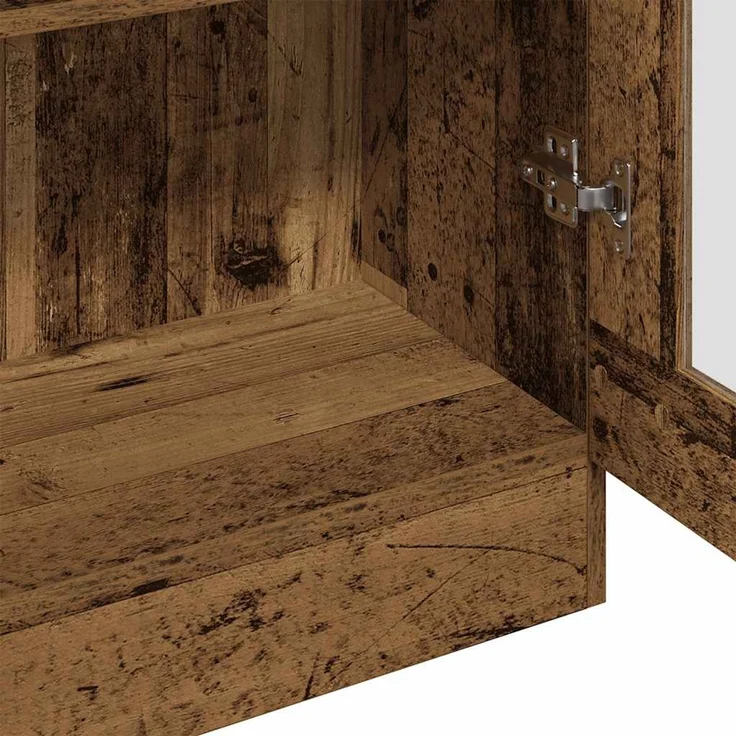 vidaXL Highboard Altholz-Optik 82,5x30,5x150 cm Holzwerkstoff 3318718 – Bild 7