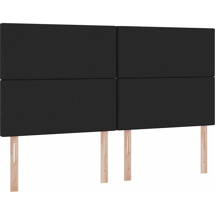 vidaXL LED-Speicherbett mit Matratze Schwarz 160 x 200 cm Stoff 3372365 – Bild 10