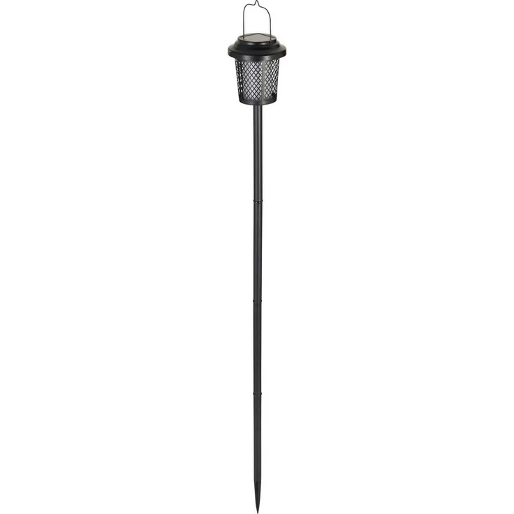 Northpoint LED Gartenleuchte Solarleuchte Dämmerungssensor 120cm wetterfest Flammeneffekt – Bild 3