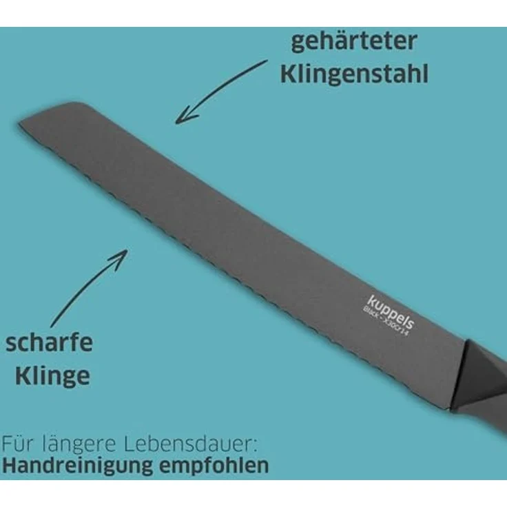 Kuppels BLACK Brotmesser – Bild 3