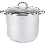 Gustav Voss Suppentopf Großraumtopf SEVILLA Großraum-Kochtopf großer Topf, Edelstahl, Induktion, Edelstahl, spülmaschinengeeignet
